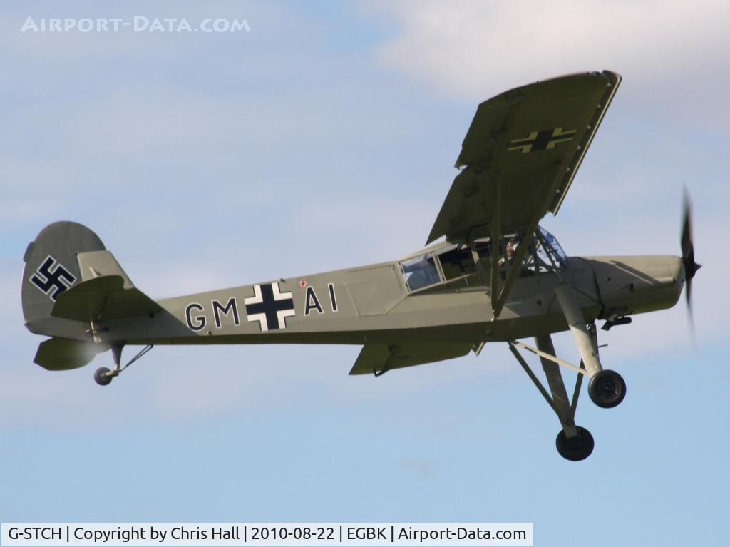 G-STCH, 1942 Fieseler Fi-156A-1 Storch C/N 2088, displaying at the Sywell Airshow
