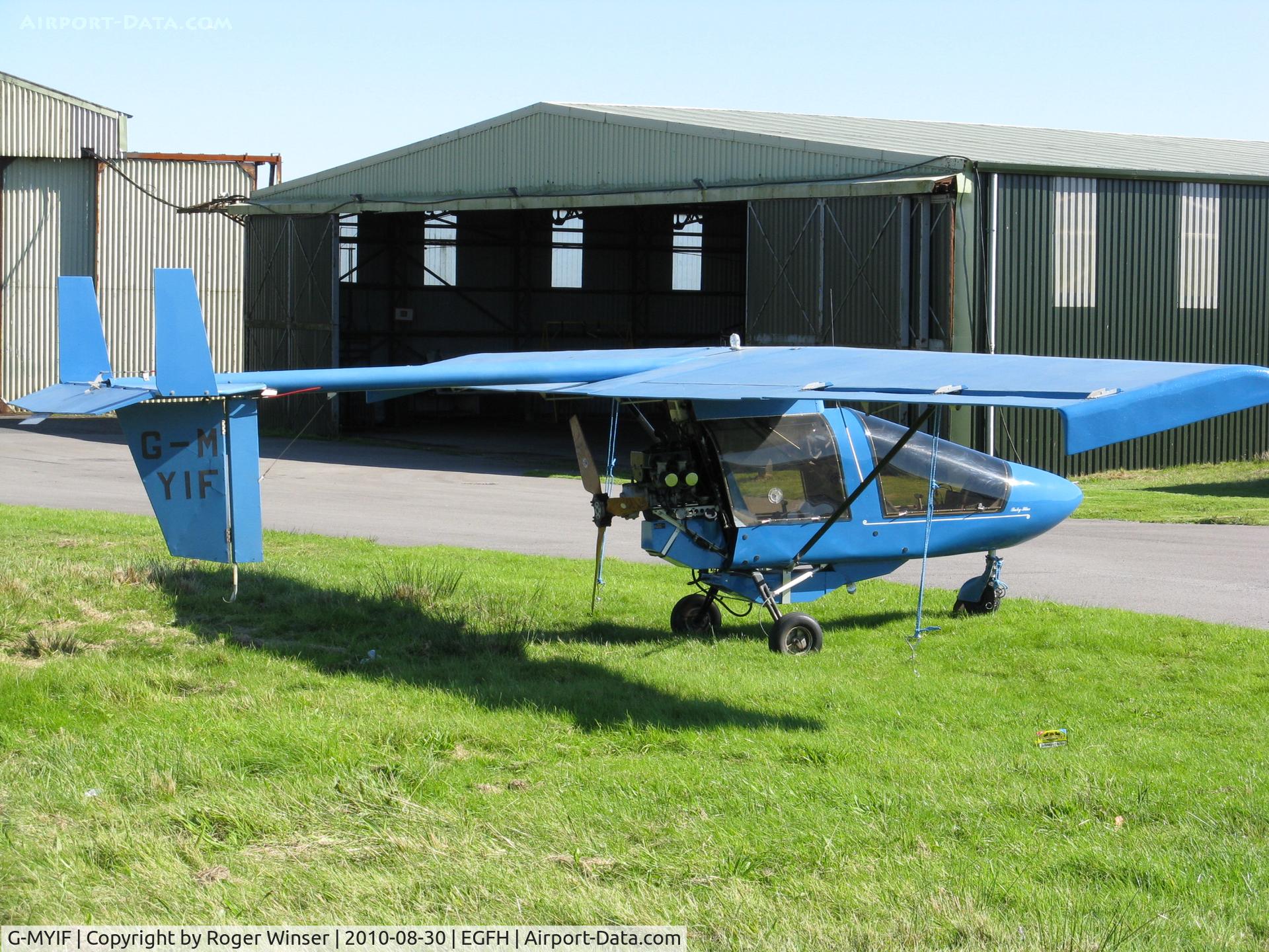 G-MYIF, 1993 CFM Shadow Series CD C/N 217, Visiting Shadow microlight 'Baby Blue'.