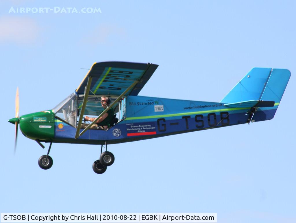 G-TSOB, 2005 Rans S-6ES Coyote II C/N PFA 204-14066, displaying at the Sywell Airshow