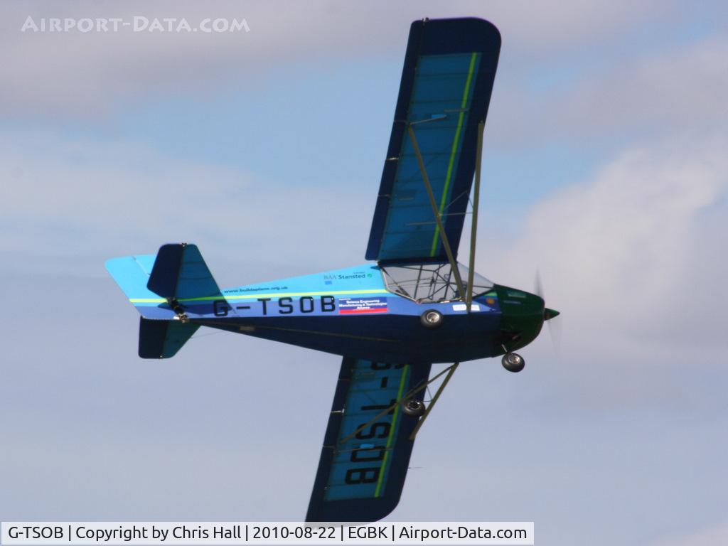 G-TSOB, 2005 Rans S-6ES Coyote II C/N PFA 204-14066, displaying at the Sywell Airshow