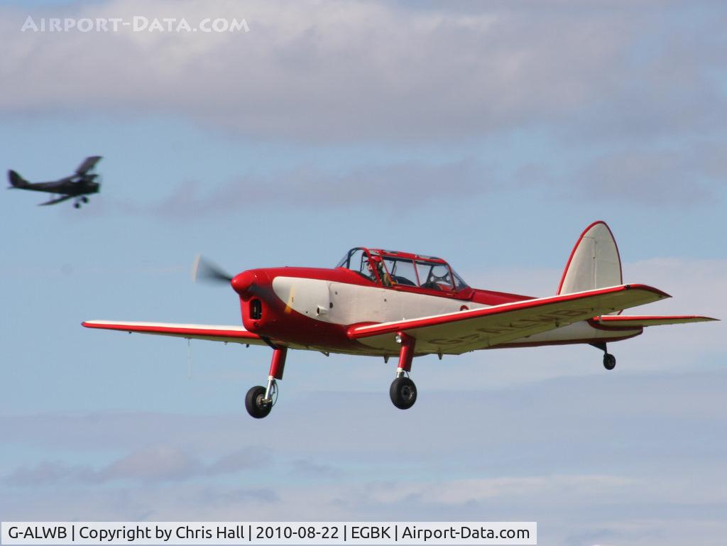 G-ALWB, 1950 De Havilland DHC-1 Chipmunk 22A C/N C1/0100, displaying at the Sywell Airshow