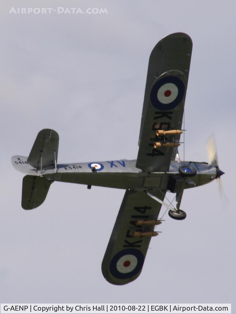 G-AENP, 1935 Hawker Hind C/N 41H/81902, displaying at the Sywell Airshow