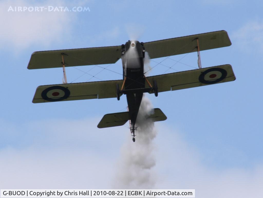 G-BUOD, 1995 Royal Aircraft Factory SE-5A Replica C/N PFA 020-10474, displaying at the Sywell Airshow