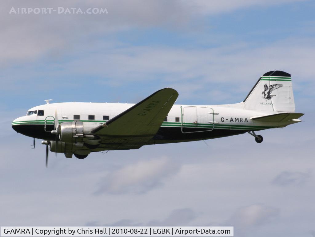G-AMRA, 1944 Douglas DC-3C (C-47B-15-DK) C/N 15290, displaying at the Sywell Airshow