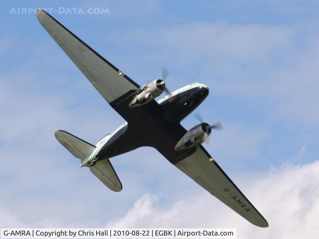 G-AMRA, 1944 Douglas DC-3C (C-47B-15-DK) C/N 15290, displaying at the Sywell Airshow