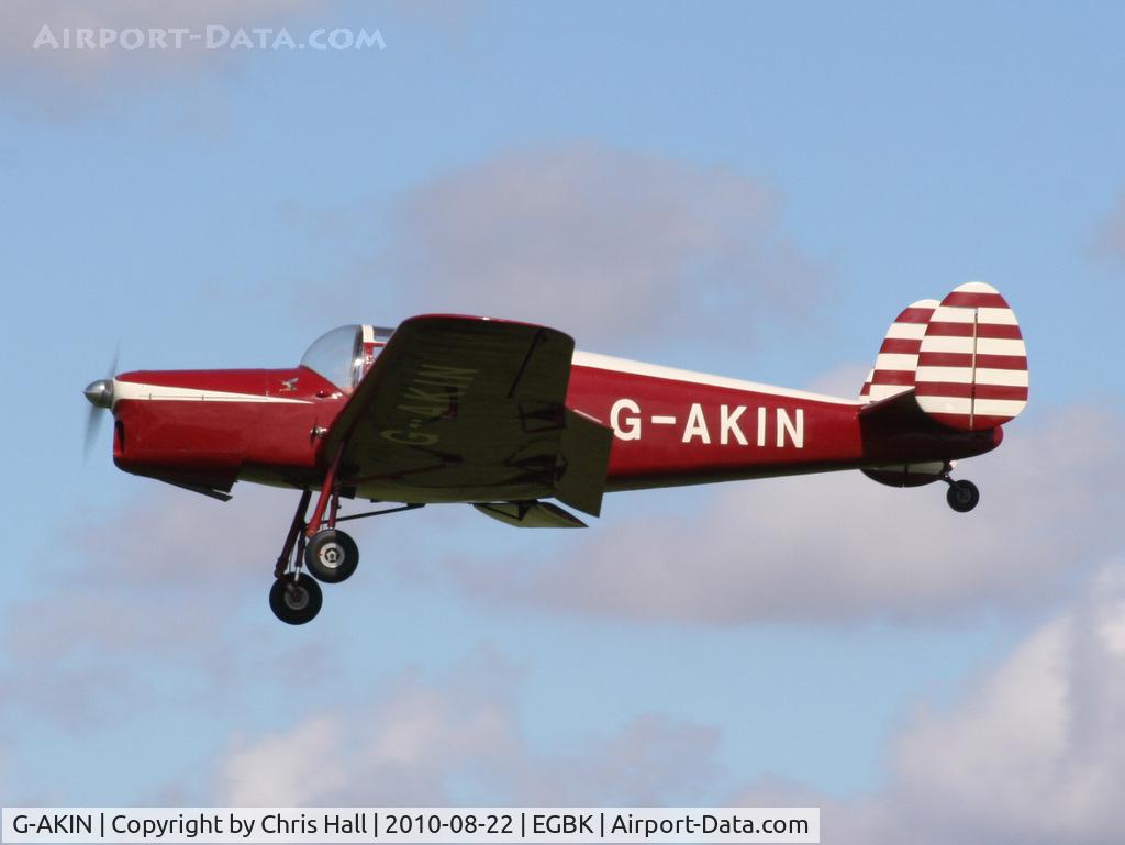 G-AKIN, 1947 Miles M38 Messenger 2A C/N 6728, displaying at the Sywell Airshow