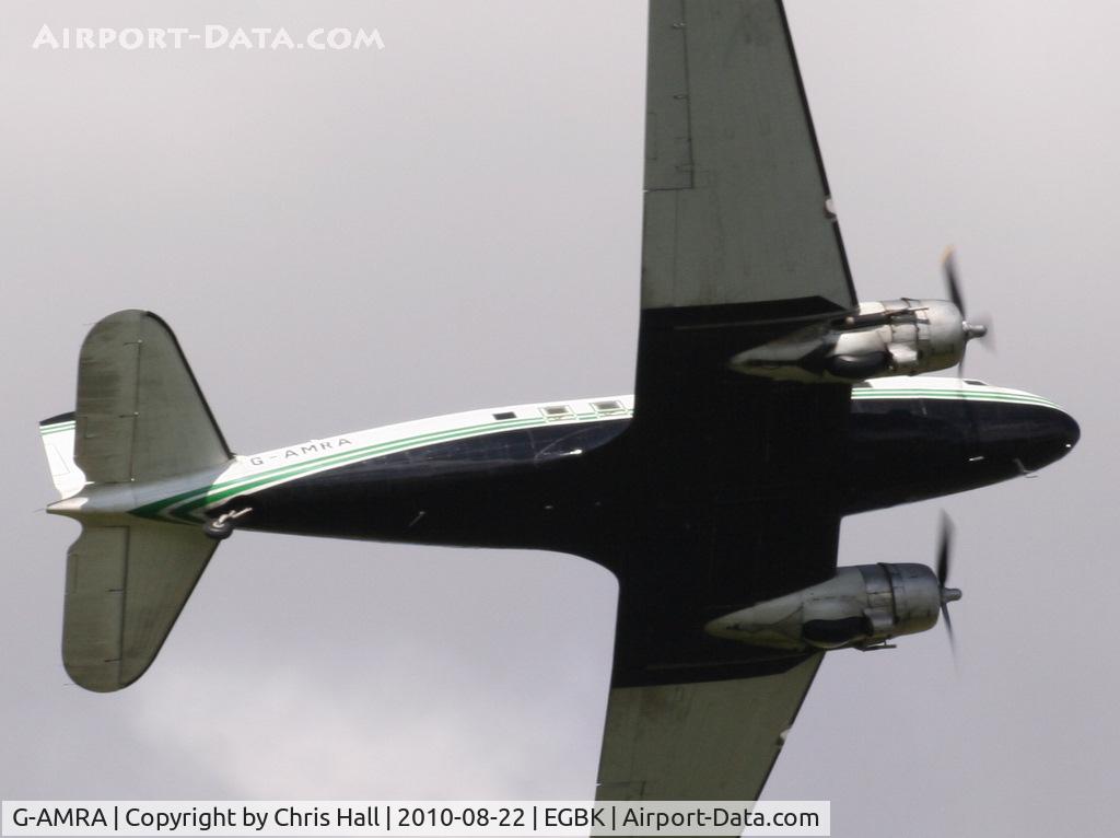 G-AMRA, 1944 Douglas DC-3C (C-47B-15-DK) C/N 15290, displaying at the Sywell Airshow
