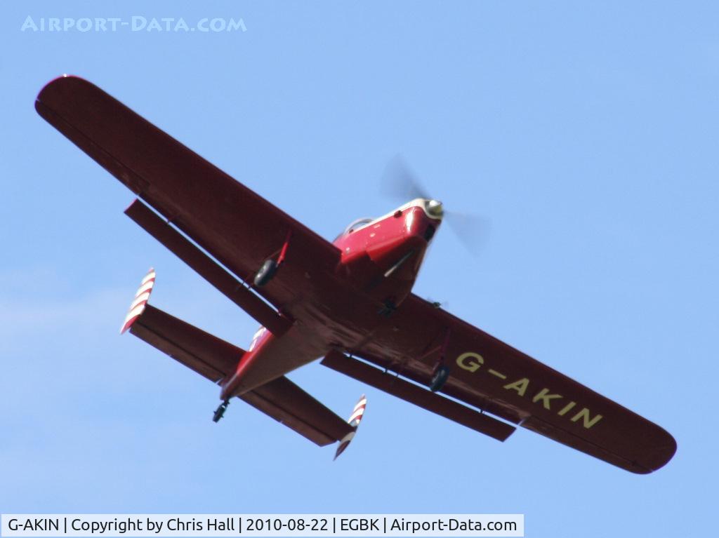 G-AKIN, 1947 Miles M38 Messenger 2A C/N 6728, displaying at the Sywell Airshow