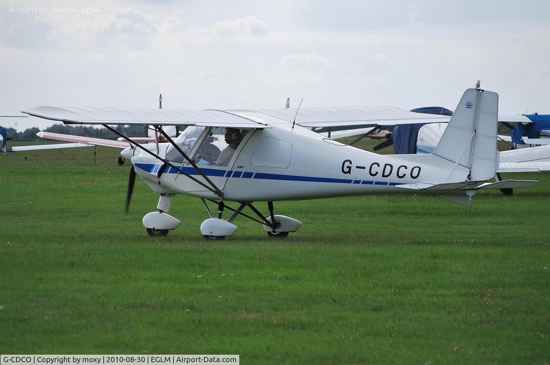 G-CDCO, 2005 Comco Ikarus C42 FB UK C/N PFA 322-14315, Ikarus C42 visiting White Waltham