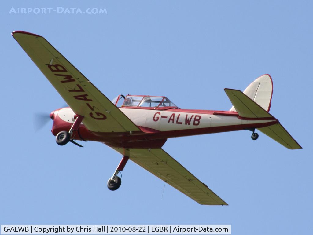 G-ALWB, 1950 De Havilland DHC-1 Chipmunk 22A C/N C1/0100, displaying at the Sywell Airshow