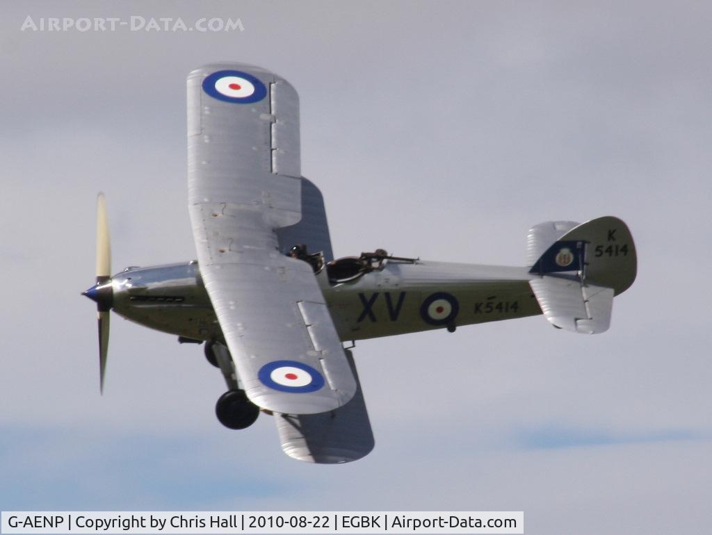 G-AENP, 1935 Hawker Hind C/N 41H/81902, displaying at the Sywell Airshow
