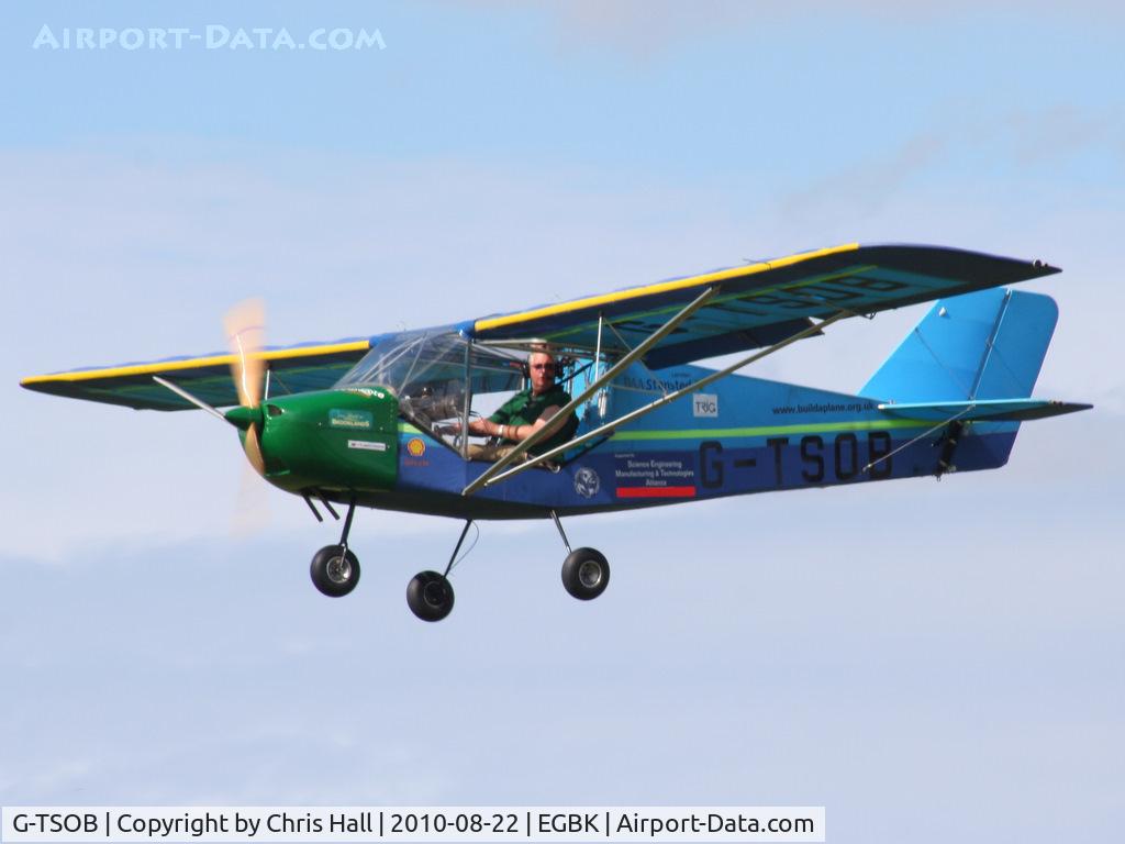 G-TSOB, 2005 Rans S-6ES Coyote II C/N PFA 204-14066, displaying at the Sywell Airshow