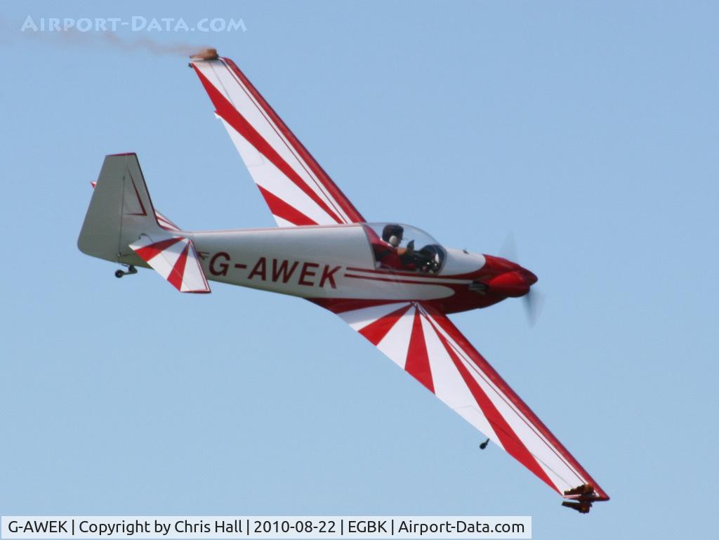 G-AWEK, 1968 Sportavia-Putzer Fournier RF-4D C/N 4071, displaying at the Sywell Airshow