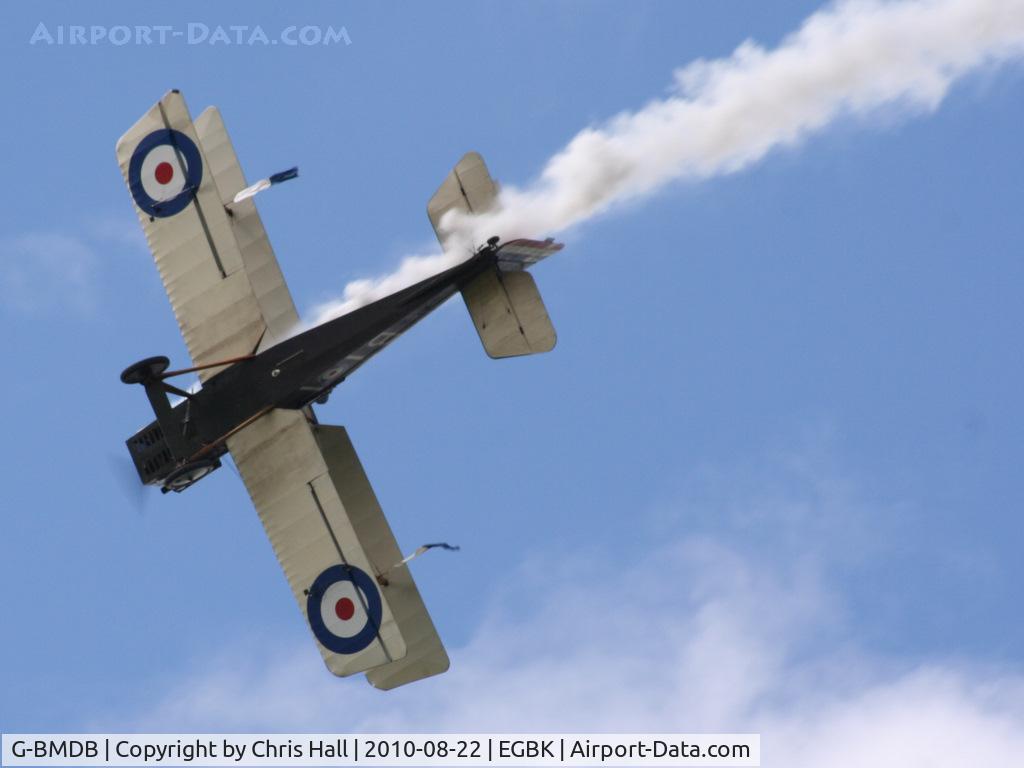 G-BMDB, 1988 Royal Aircraft Factory SE-5A Replica C/N PFA 020-10931, displaying at the Sywell Airshow