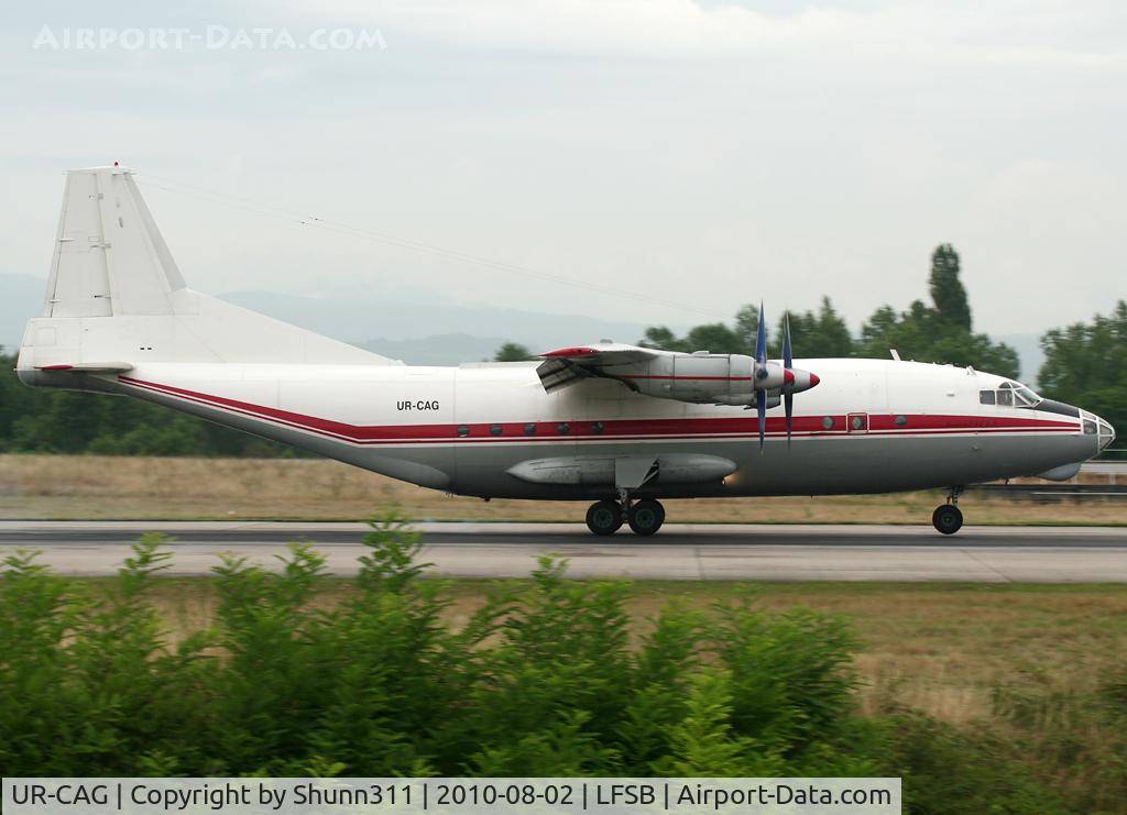 UR-CAG, 1969 Antonov An-12BK C/N 9346904, Landing rwy 16
