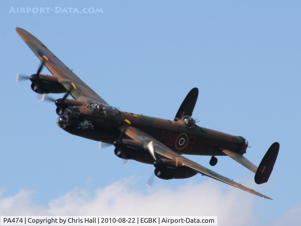PA474, 1945 Avro 683 Lancaster B1 C/N VACH0052/D2973, displaying at the Sywell Airshow