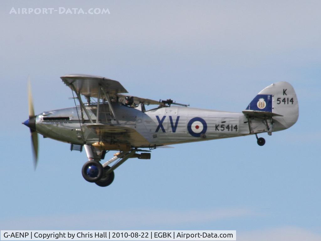 G-AENP, 1935 Hawker Hind C/N 41H/81902, displaying at the Sywell Airshow