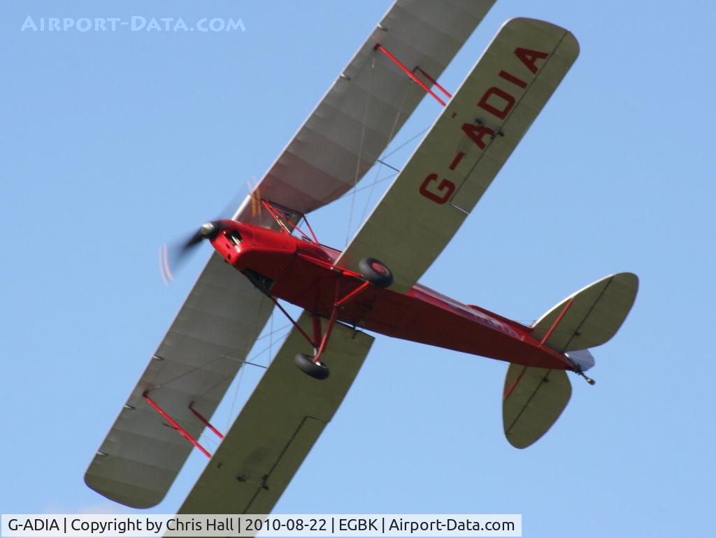 G-ADIA, 1935 De Havilland DH-82A Tiger Moth II C/N 3368, displaying at the Sywell Airshow