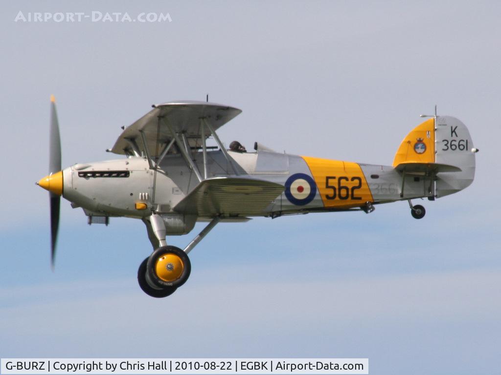 G-BURZ, 1934 Hawker Nimrod II C/N 41H-59890, displaying at the Sywell Airshow