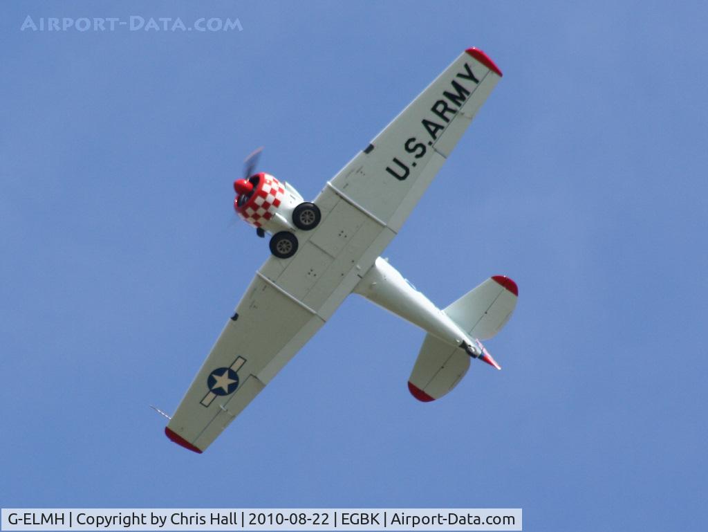 G-ELMH, 1942 North American AT-6D Harvard III C/N 88-16336 (42-84555), displaying at the Sywell Airshow