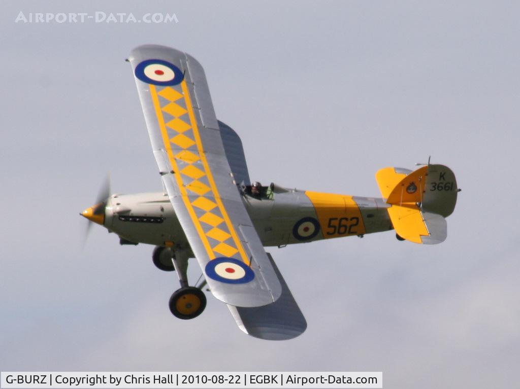 G-BURZ, 1934 Hawker Nimrod II C/N 41H-59890, displaying at the Sywell Airshow