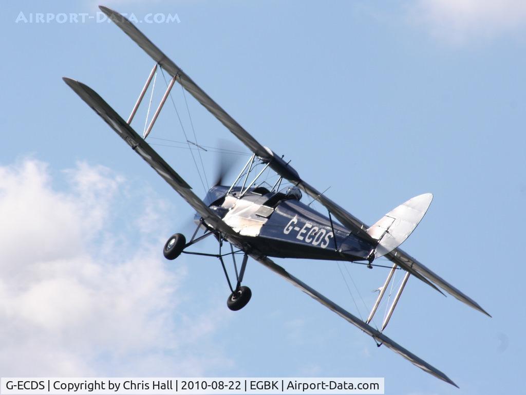 G-ECDS, 1943 De Havilland DH-82A Tiger Moth II C/N 86347, displaying at the Sywell Airshow