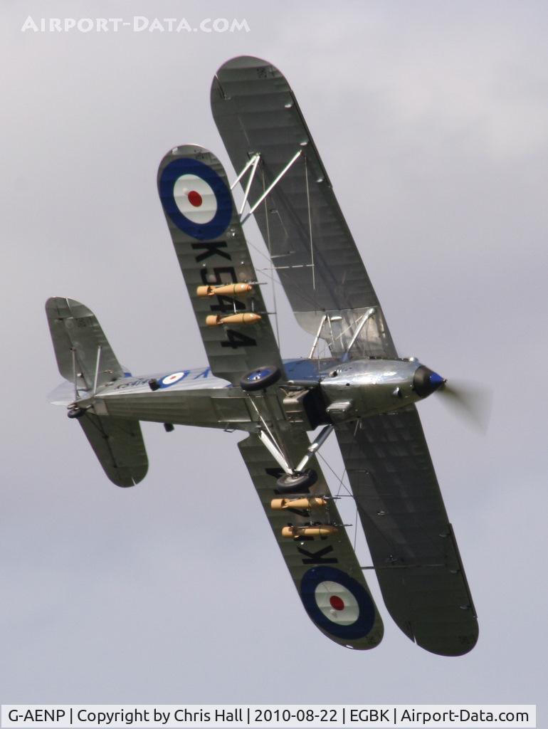 G-AENP, 1935 Hawker Hind C/N 41H/81902, displaying at the Sywell Airshow