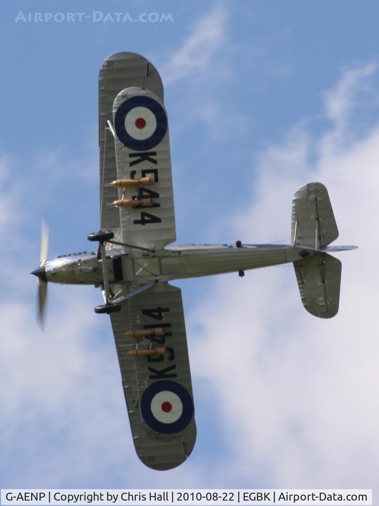 G-AENP, 1935 Hawker Hind C/N 41H/81902, displaying at the Sywell Airshow