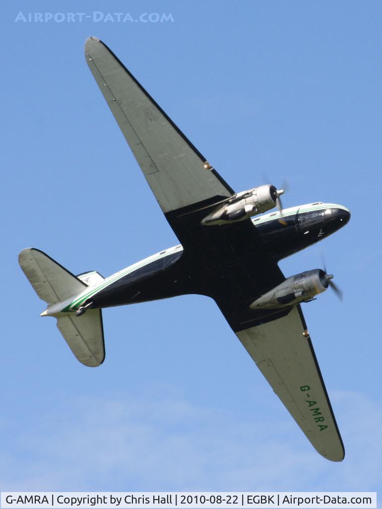G-AMRA, 1944 Douglas DC-3C (C-47B-15-DK) C/N 15290, displaying at the Sywell Airshow