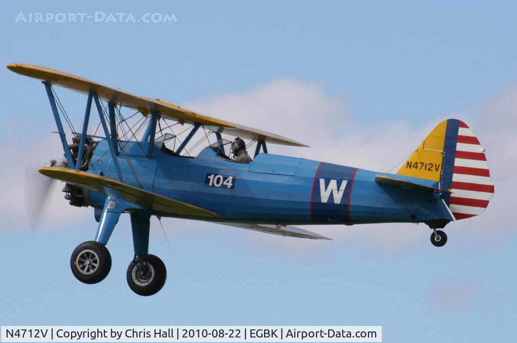 N4712V, 1949 Boeing E75 C/N 75-5094, displaying at the Sywell Airshow