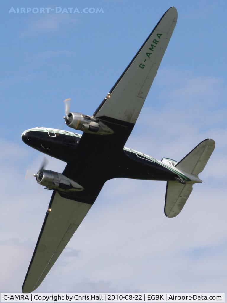 G-AMRA, 1944 Douglas DC-3C (C-47B-15-DK) C/N 15290, displaying at the Sywell Airshow