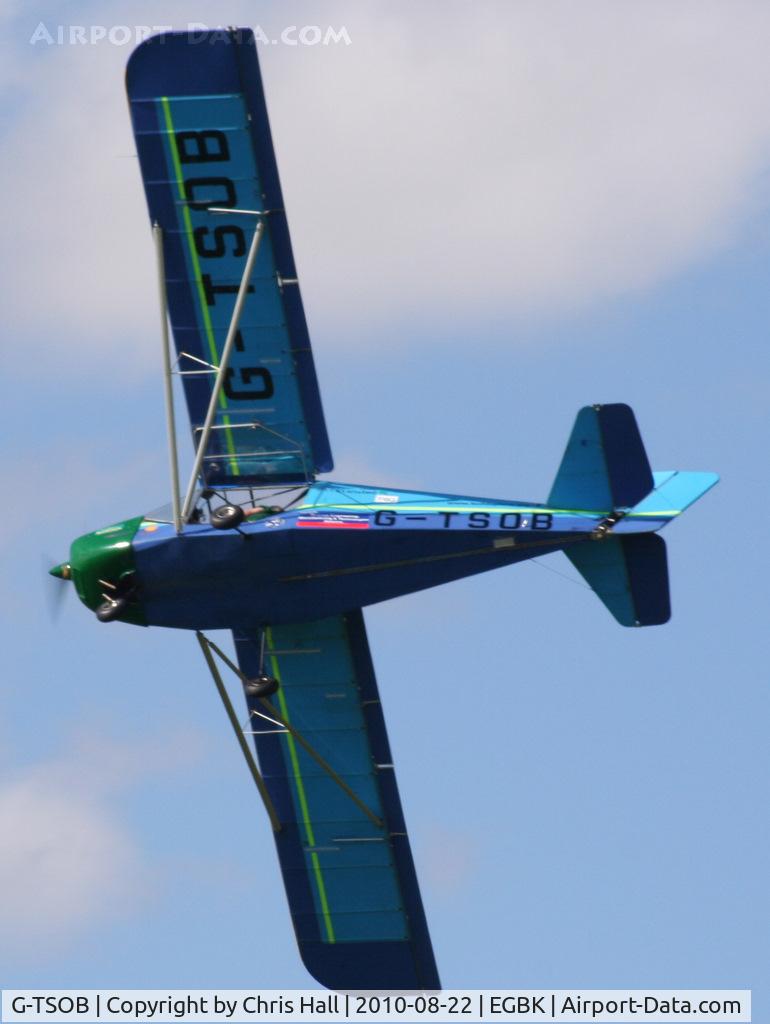 G-TSOB, 2005 Rans S-6ES Coyote II C/N PFA 204-14066, displaying at the Sywell Airshow