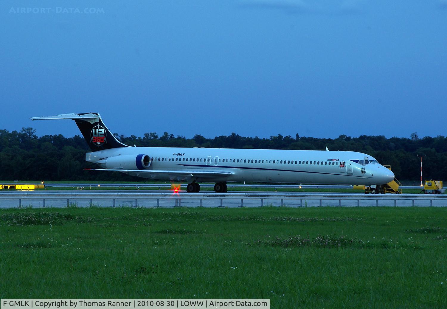 F-GMLK, 1988 McDonnell Douglas MD-83 (DC-9-83) C/N 49672, Blue Line MD-80 U2 Tour-Jet