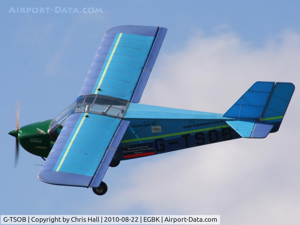 G-TSOB, 2005 Rans S-6ES Coyote II C/N PFA 204-14066, displaying at the Sywell Airshow
