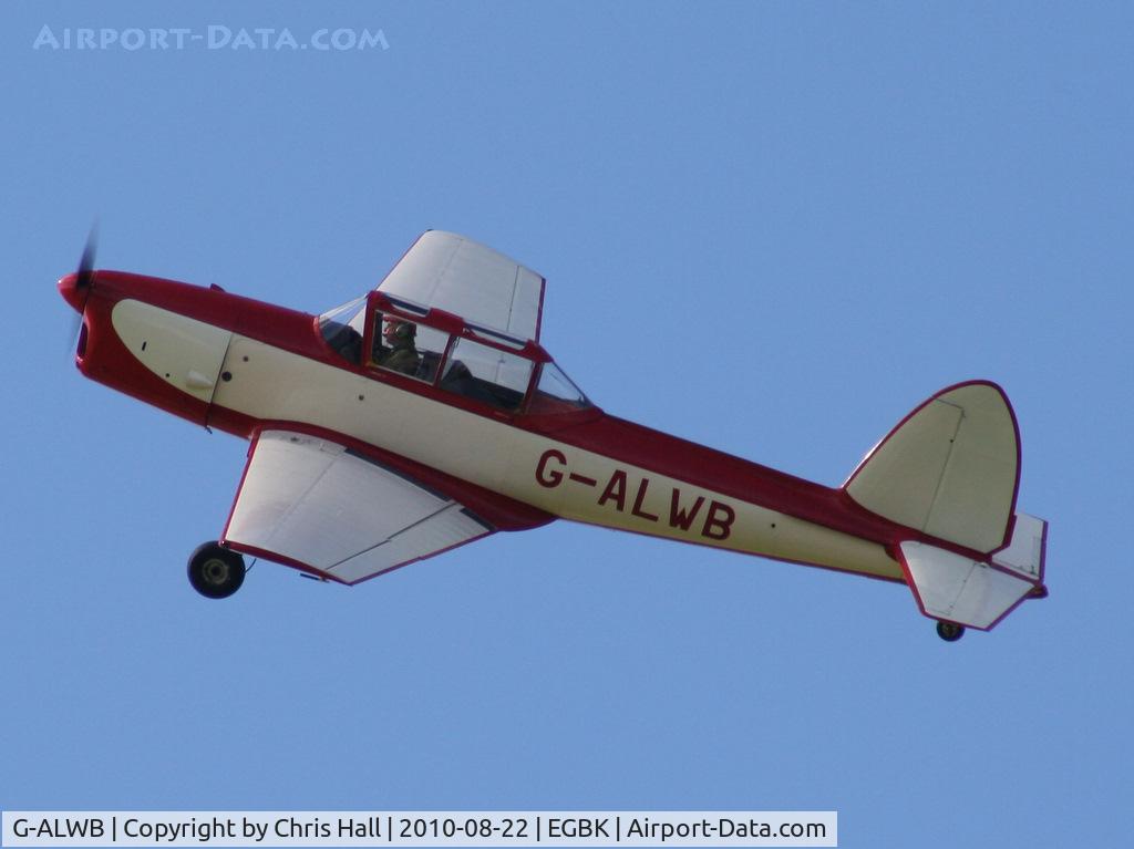 G-ALWB, 1950 De Havilland DHC-1 Chipmunk 22A C/N C1/0100, displaying at the Sywell Airshow