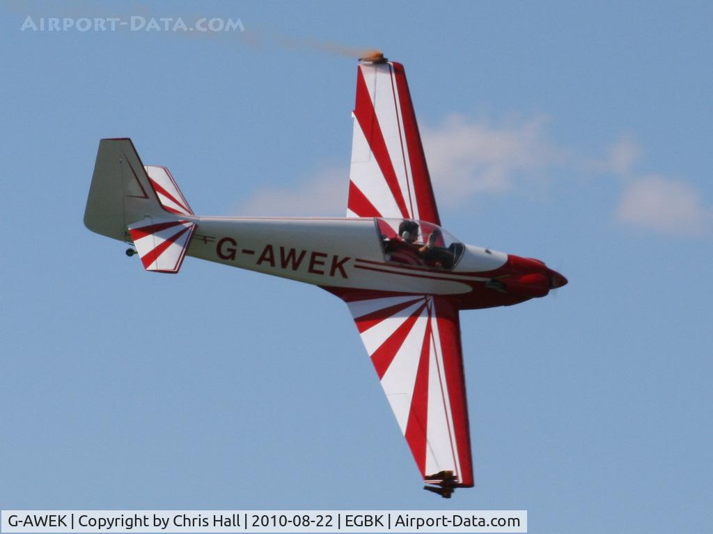 G-AWEK, 1968 Sportavia-Putzer Fournier RF-4D C/N 4071, displaying at the Sywell Airshow