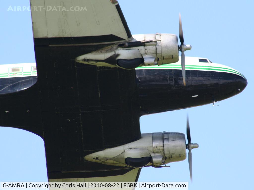 G-AMRA, 1944 Douglas DC-3C (C-47B-15-DK) C/N 15290, displaying at the Sywell Airshow
