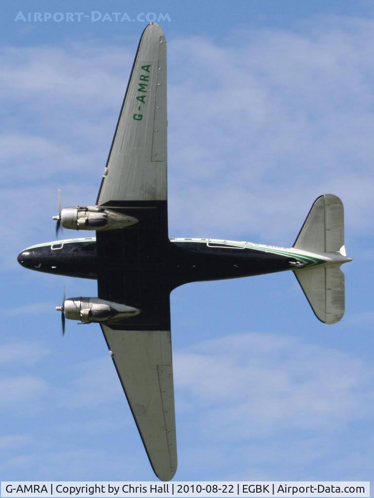 G-AMRA, 1944 Douglas DC-3C (C-47B-15-DK) C/N 15290, displaying at the Sywell Airshow