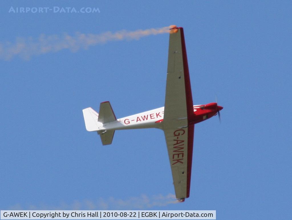 G-AWEK, 1968 Sportavia-Putzer Fournier RF-4D C/N 4071, displaying at the Sywell Airshow