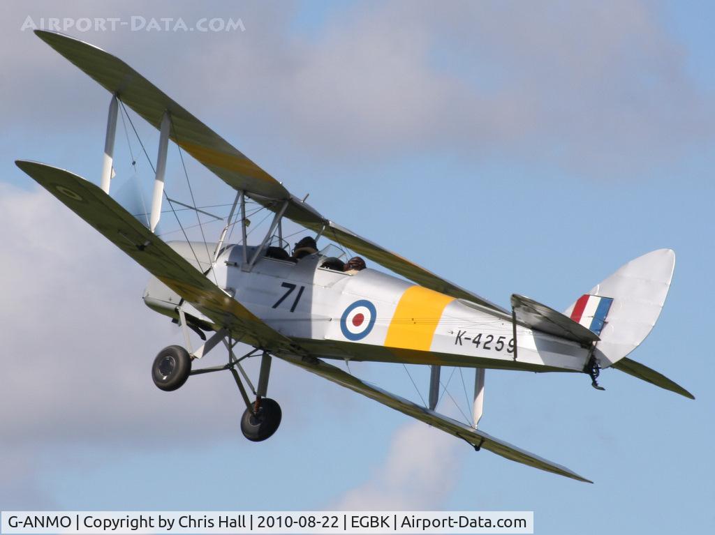 G-ANMO, 1935 De Havilland DH-82A Tiger Moth II C/N 3255, displaying at the Sywell Airshow