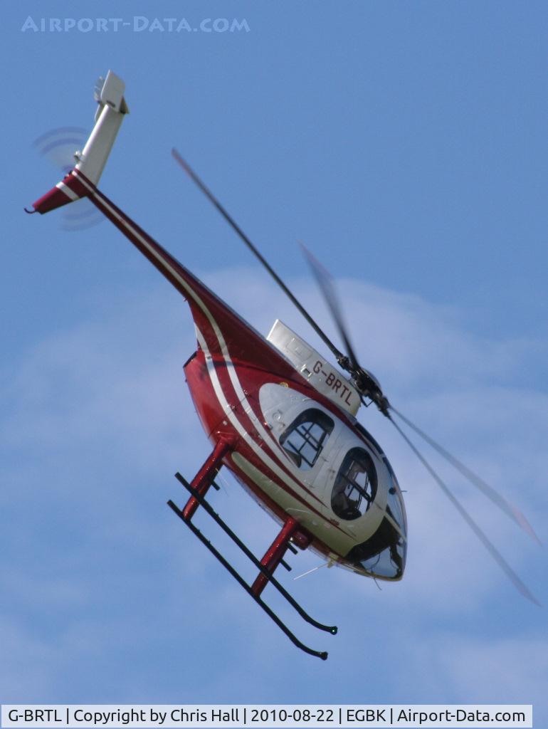 G-BRTL, 1989 McDonnell Douglas MD-500E (369E) C/N 0356E, displaying at the Sywell Airshow