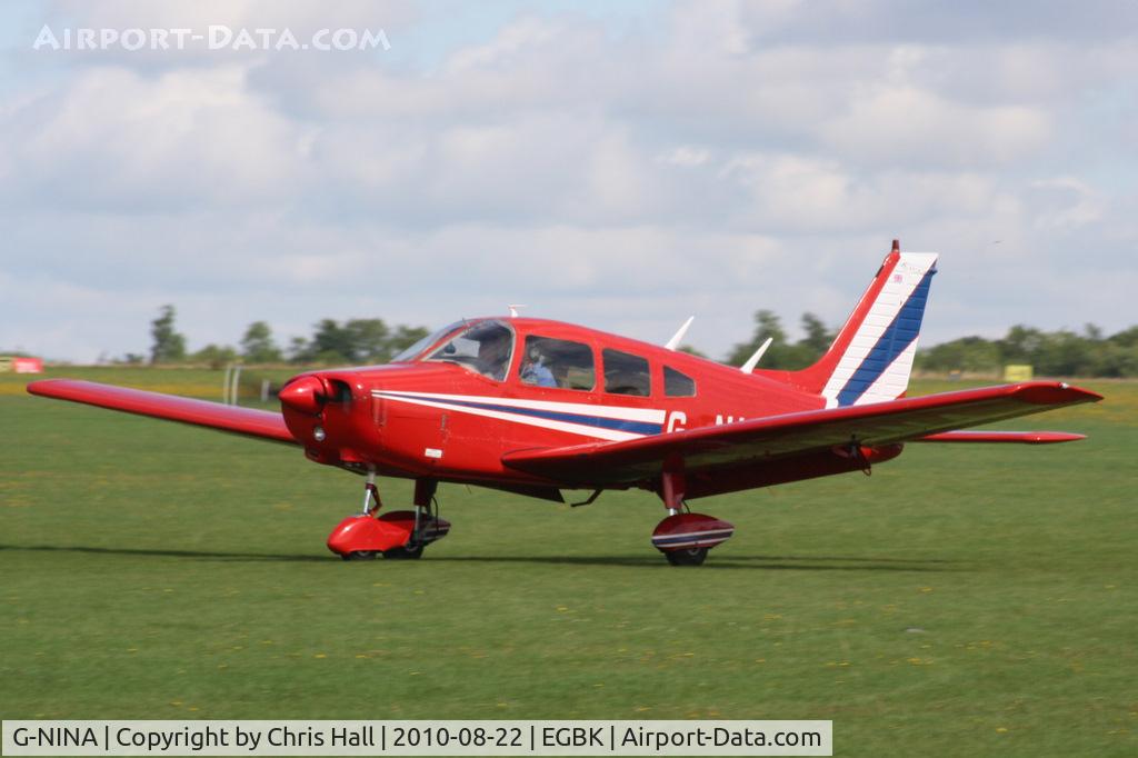 G-NINA, 1977 Piper PA-28-161 Cherokee Warrior II C/N 28-7716162, Visitor at the Sywell Airshow