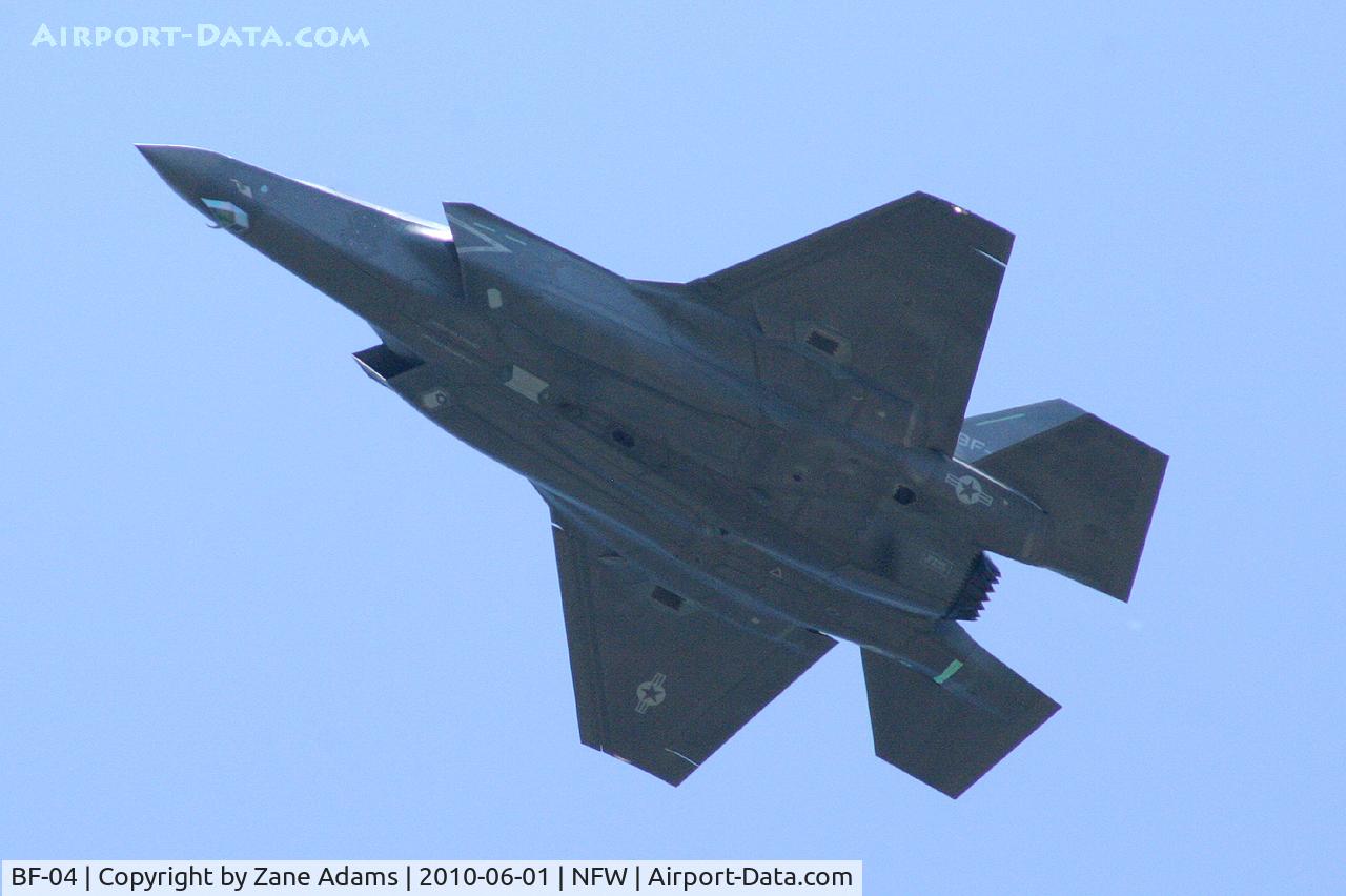 BF-04, 2009 Lockheed Martin F-35B Lightning II C/N BF-04, F-35B (Ship #4) landing at NASJRB Fort Worth