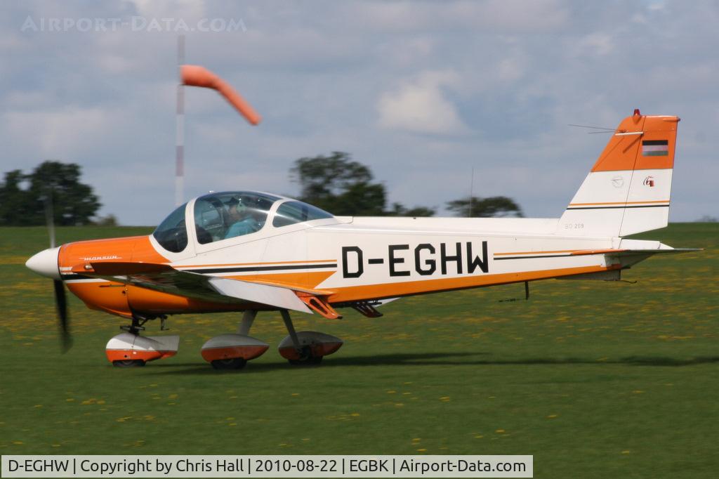 D-EGHW, 1984 Bolkow Bo-209 Monsun 150FV C/N 170, at the Sywell Airshow