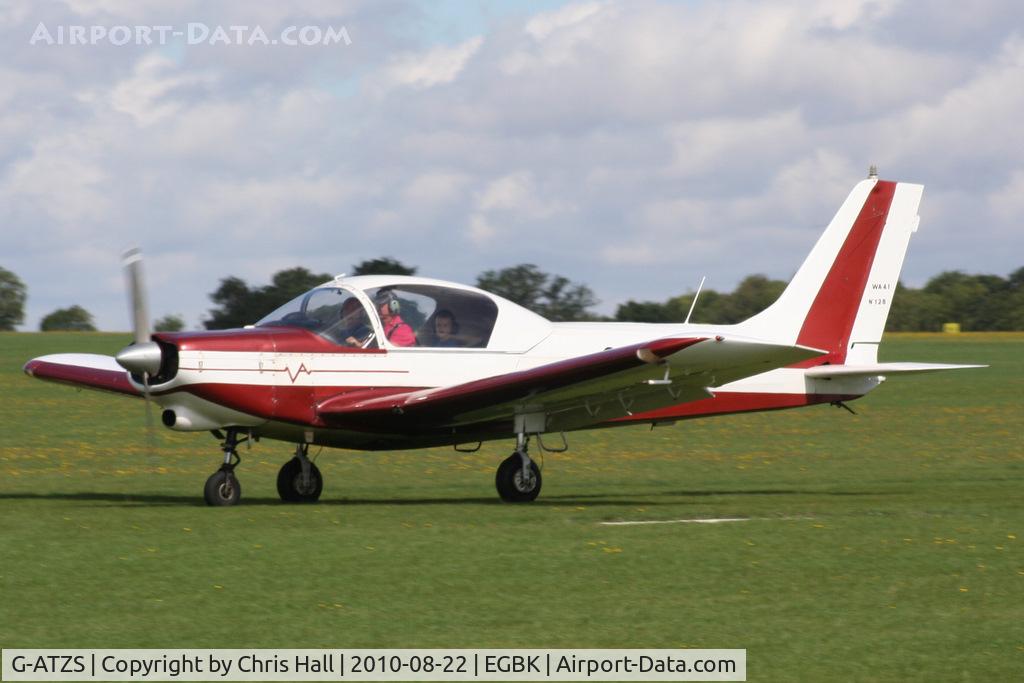 G-ATZS, 1966 Wassmer WA-41 Baladou C/N 128, at the Sywell Airshow