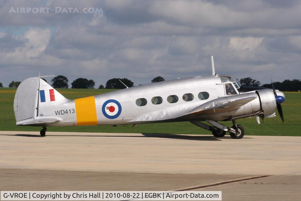 G-VROE, 1950 Avro 652A Anson T.21 C/N 3634, at the Sywell Airshow