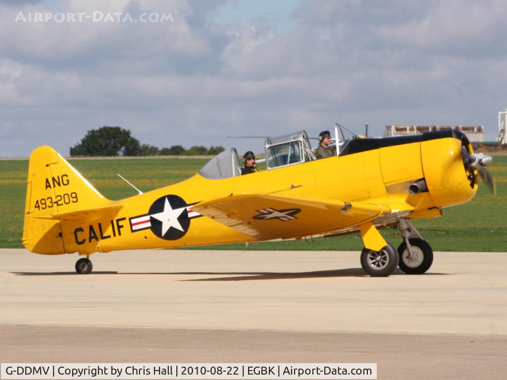 G-DDMV, 1952 North American T-6G Texan C/N 168-313, at the Sywell Airshow