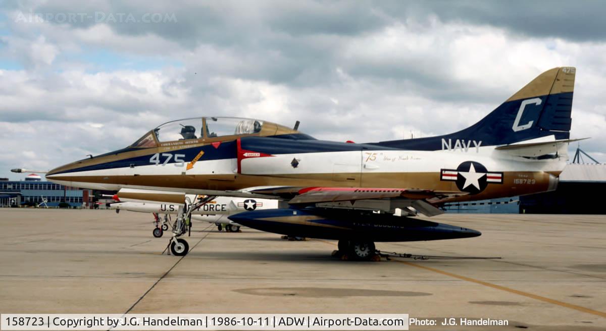 158723, Douglas TA-4J Skyhawk C/N 14344, 75th Anniversary of Naval Aviation