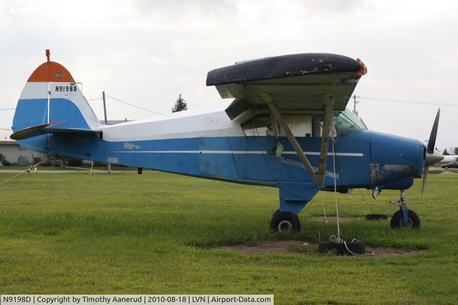 N9198D, 1958 Piper PA-22-160 Tri Pacer C/N 22-6257, 1958 Piper PA-22-160, c/n: 22-6257