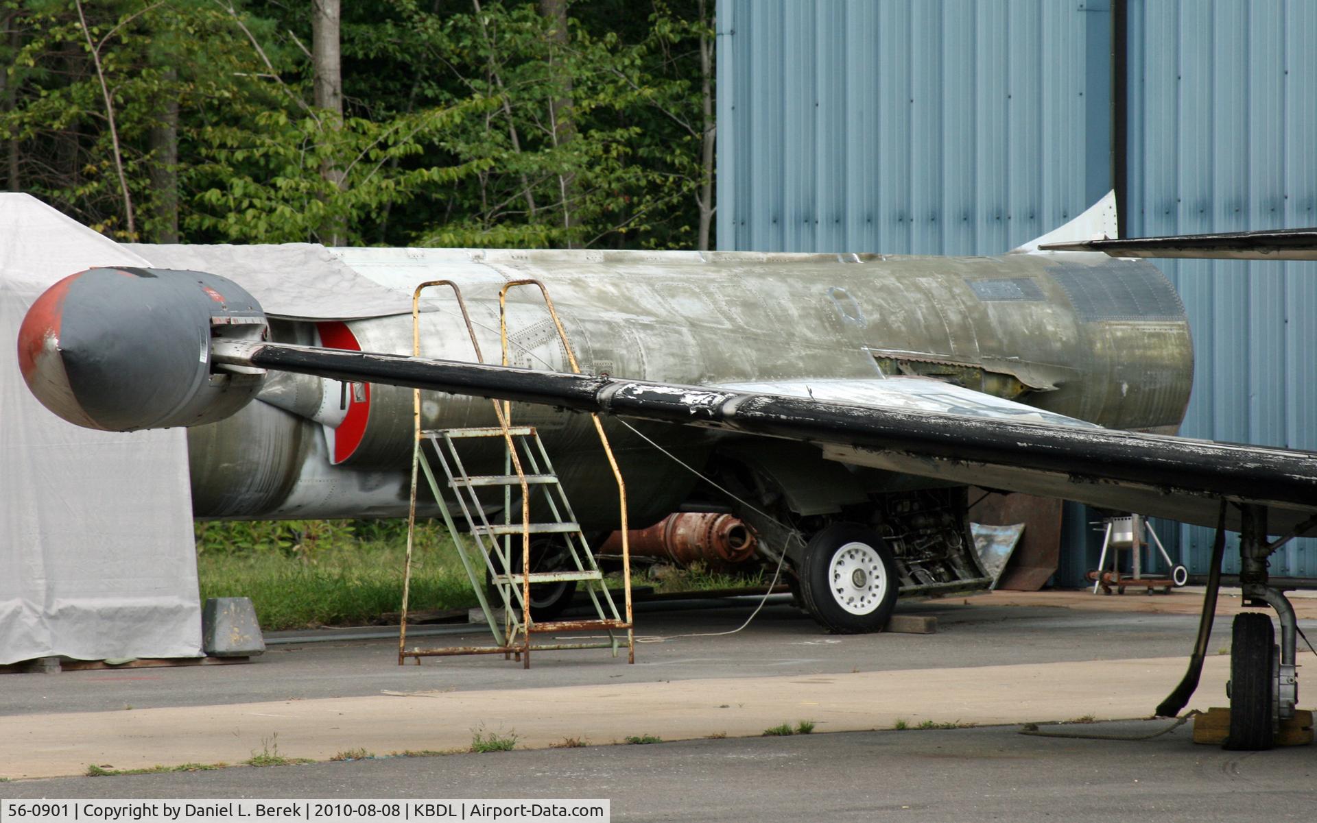 56-0901, 1956 Lockheed F-104C Starfighter C/N 383-1189, The NEAM Starfighter awaits its turn to full restoration.